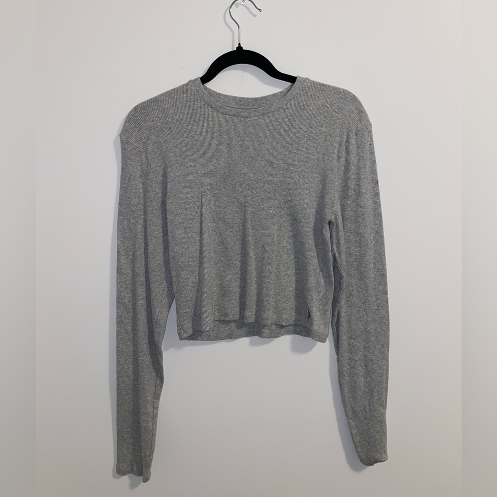 TNA Ribbed Cropped Longsleeve